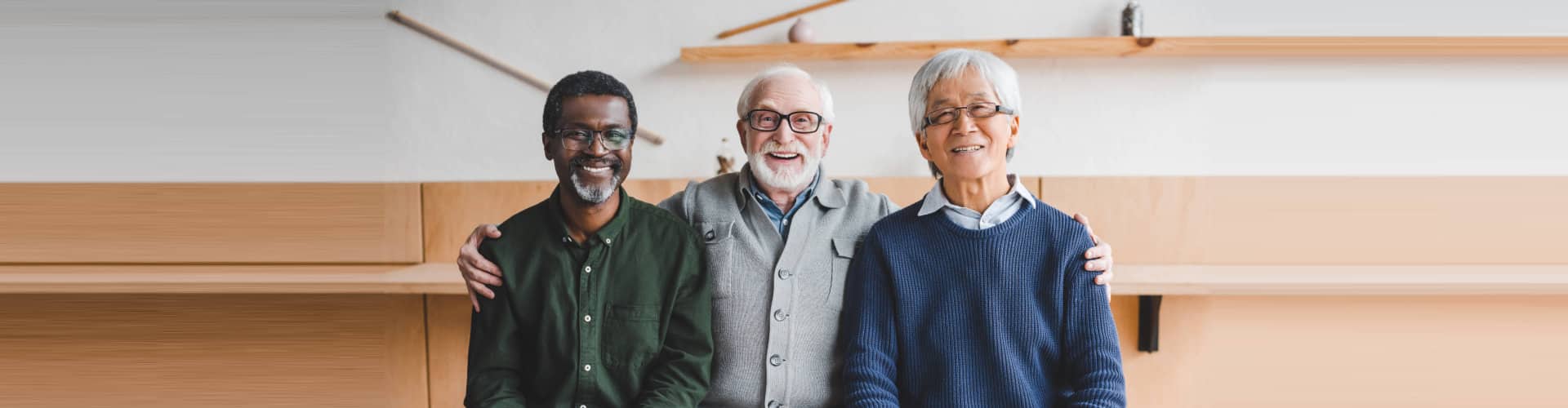 group of happy seniors