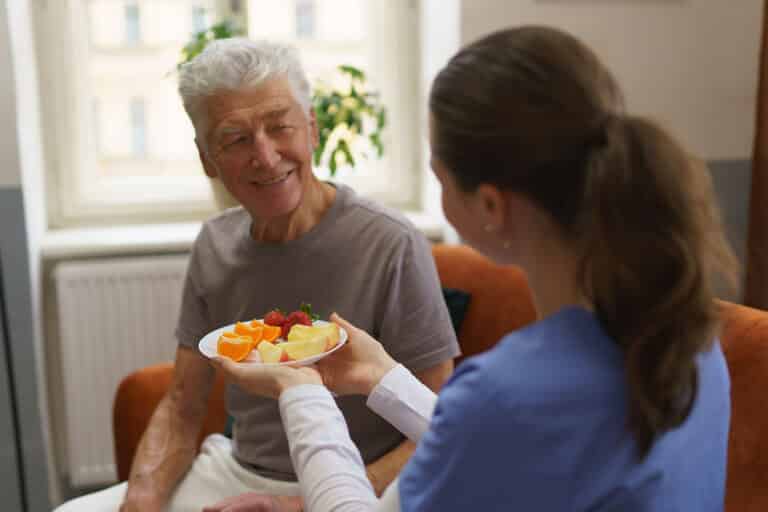 24-hour home care supports nutrition and daily mealtime routines.