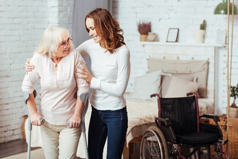 In-home care supports safer movement and confidence after a fall for seniors at home