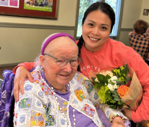 Celebrating Barbie Antig for her kindness and heartfelt caregiving!